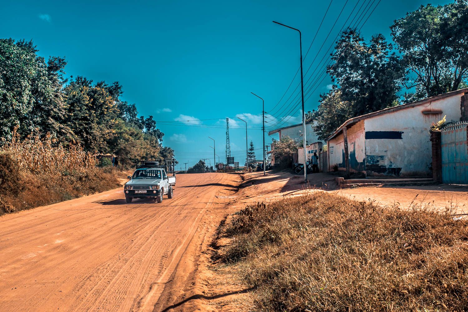 An old car in Kitui